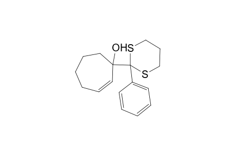 2-Cyclohepten-1-ol, 1-(2-phenyl-1,3-dithian-2-yl)-