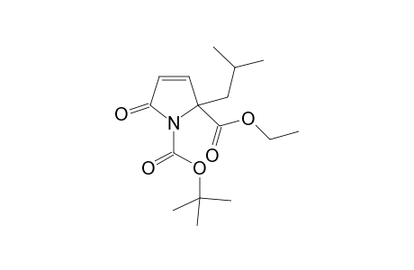 1-O-tert-butyl 2-O-ethyl 2-(2-methylpropyl)-5-oxopyrrole-1,2-dicarboxylate