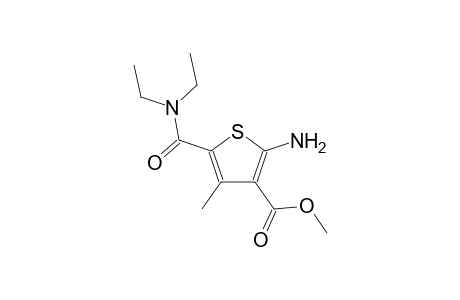 methyl 2-amino-5-[(diethylamino)carbonyl]-4-methyl-3-thiophenecarboxylate