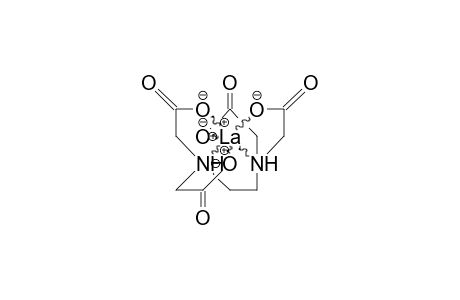 Ethylenediaminetetraacetic acid, tetraanion/la3+