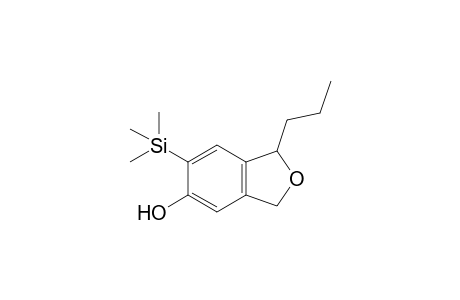 1-n-Propyl-6-(trimethylsilyl)-5-hydroxy-1,3-dihydroisobenzofuran