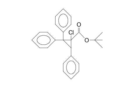 1-Chloro-2,2,3T-triphenyl-1R-cyclopropanecarboxylic acid, tert-butyl ester
