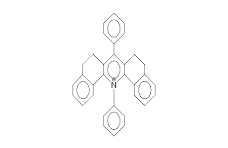 1-Benzyl-4-phenyl-2,3:5,6-bis(dihydro-naphtho)-pyridinium cation