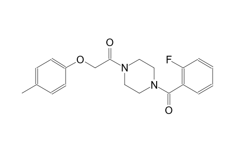 piperazine, 1-(2-fluorobenzoyl)-4-[(4-methylphenoxy)acetyl]-