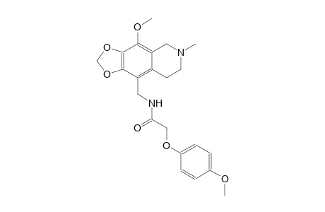 acetamide, 2-(4-methoxyphenoxy)-N-[(5,6,7,8-tetrahydro-4-methoxy-6-methyl[1,3]dioxolo[4,5-g]isoquinolin-9-yl)methyl]-