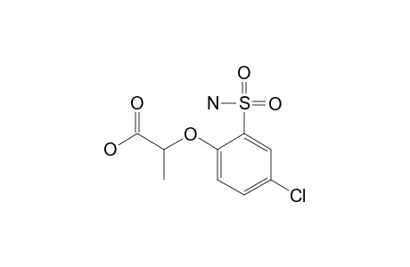2-(4-CHLORO-2-SULFAMOYLPHENOXY)PROPIONIC ACID