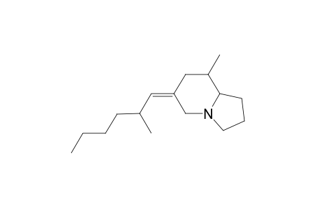 5-Methyl-3-(2'-methylhexylidene)-1-azabicyclo[4.3.0]nonane