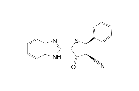 (2R,3S)-5-(1H-benzimidazol-2-yl)-4-keto-2-phenyl-tetrahydrothiophene-3-carbonitrile