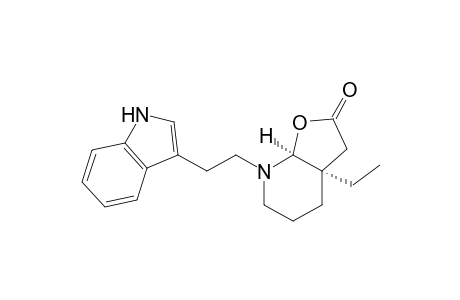 (3aR,7aS)-3a-ethyl-7-[2-(1H-indol-3-yl)ethyl]-4,5,6,7a-tetrahydro-3H-furo[2,3-b]pyridin-2-one