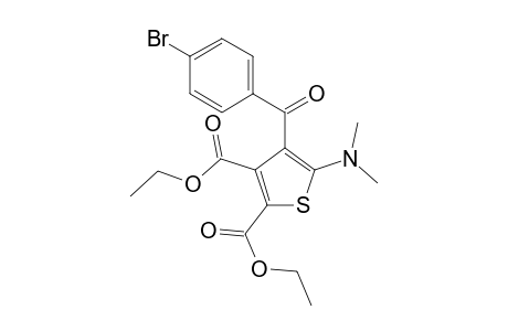 Diethyl 4-(4-bromobenzoyl)-5-dimethylamino-2,3-thiophenedicarboxylate