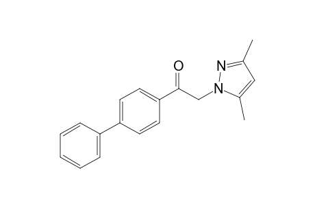1-(4-Phenylphenacyl)-3,5-dimethylpyrazole