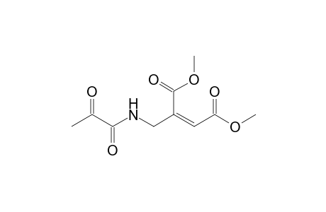 (Z)-2-(pyruvamidomethyl)but-2-enedioic acid dimethyl ester