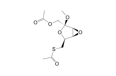 METHYL-1-O-ACETYL-6-S-ACETYL-3,4-ANHYDRO-6-THIO-BETA-D-TAGATOFURANOSIDE