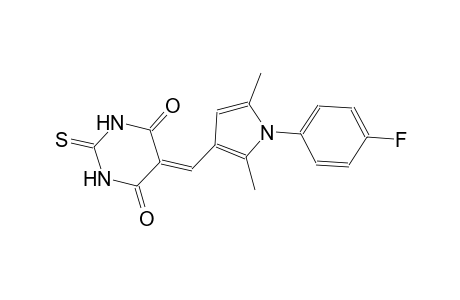 5-{[1-(4-fluorophenyl)-2,5-dimethyl-1H-pyrrol-3-yl]methylene}-2-thioxodihydro-4,6(1H,5H)-pyrimidinedione