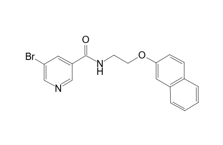 5-Bromo-N-[2-(2-naphthyloxy)ethyl]nicotinamide