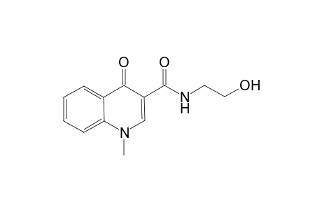 3-Quinolinecarboxamide, 1,4-dihydro-N-(2-hydroxyethyl)-1-methyl-4-oxo-