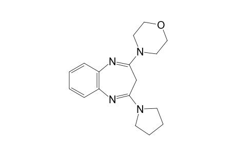 2-morpholino-4-(1-pyrrolidinyl)-3H-1,5-benzodiazepine