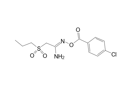 Acetamide oxime, o-(4-chlorobenzoyl)-2-propylsulfonyl-