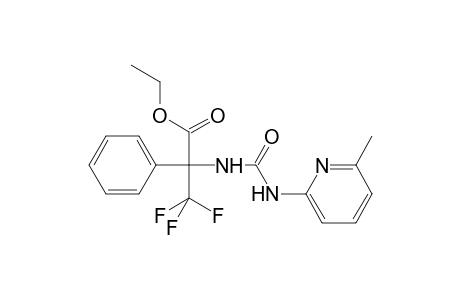Benzeneacetic acid, .alpha.-[[[(6-methyl-2-pyridinyl)amino]carbonyl]amino]-.alpha.-(trifluoromethyl)-, ethyl ester