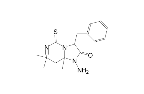 imidazo[1,2-c]pyrimidin-2(3H)-one, 1-aminohexahydro-7,7,8a-trimethyl-3-(phenylmethyl)-5-thioxo-