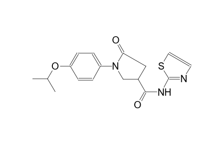 1-(4-Isopropoxyphenyl)-5-oxo-N-(1,3-thiazol-2-yl)-3-pyrrolidinecarboxamide