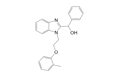 1H-1,3-Benzimidazole-2-methanol, 1-[2-(2-methylphenoxy)ethyl]-.alpha.-phenyl-