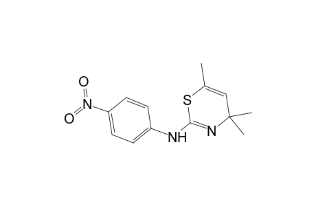 4,4,6-Trimethyl-N-(4-nitrophenyl)-4H-1,3-thiazin-2-amine