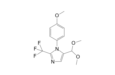 5-(dimethoxymethyl)-1-(4-methoxyphenyl)-2-(trifluoromethyl)-1H-imidazole
