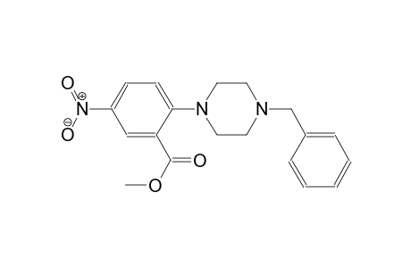 benzoic acid, 5-nitro-2-[4-(phenylmethyl)-1-piperazinyl]-, methyl ester