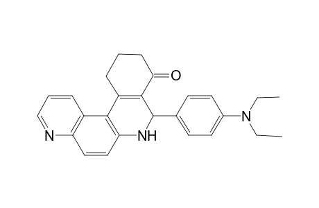 8-[4-(Diethylamino)phenyl]-8,10,11,12-tetrahydrobenzo[a][4,7]phenanthrolin-9(7H)-one