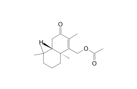 [(4aS,8aS)-2,5,5,8a-tetramethyl-3-oxidanylidene-4a,6,7,8-tetrahydro-4H-naphthalen-1-yl]methyl ethanoate