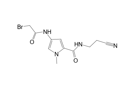 3-[4-(Bromoacetamido)-1-methylpyrrole-2-carboxamido]propiononitrile