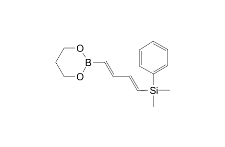 1-[(Phenyl)dimethylsilyl]-4-(1',3'-dioxaborinan-2'-yl)buta-1,3-diene