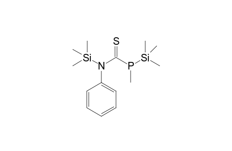 Methyl[(N-phenyl,N-trimethylsilyl)thiocarbamoyl]trimethylsilylphosphane