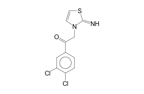 1-(3,4-dichlorophenyl)-2-(2-imino-1,3-thiazol-3-yl)ethanone
