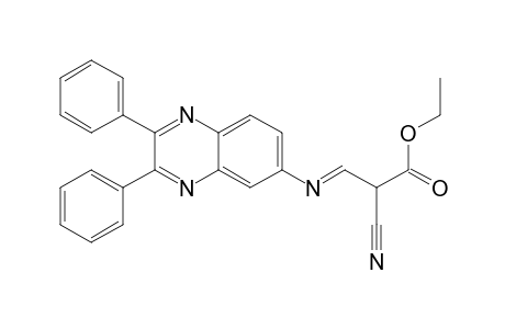 7-[( 2'-Ethoxycarbonyl-2'-cyano)ethylideneamino]-2,3-diphenylquinoxaline
