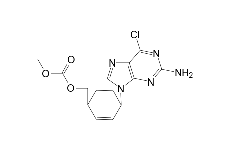 [4-(2-amino-6-chloro-purin-9-yl)cyclohex-2-en-1-yl]methyl methyl carbonate