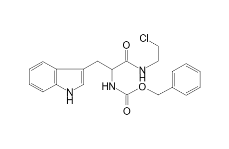 Benzyl 2-[(2-chloroethyl)amino]-1-(1H-indol-3-ylmethyl)-2-oxoethylcarbamate