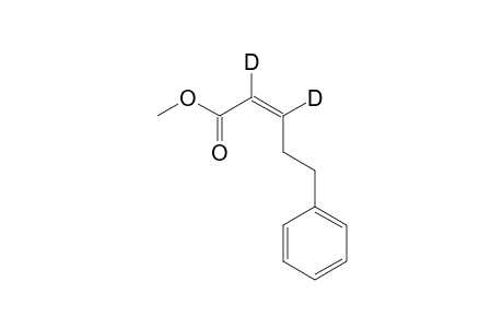 Methyl 2,3-dideuterio-5-phenyl-2(Z)-pentenoate