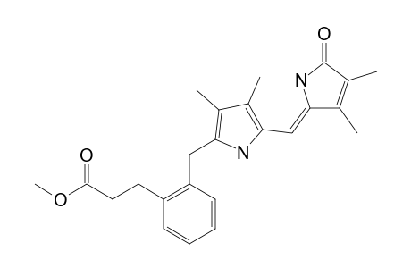 9-[2-(2-(METHOXYCARBONYL)-ETHYL)-BENZYL]-2,3,7,8-TETRAMETHYLDIPYRRINONE
