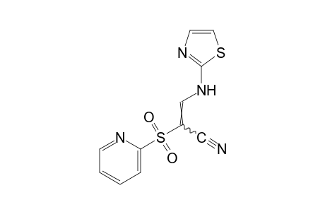2-[(2-pyridyl)sulfonyl]-3-[(2-thiazolyl)amino]acrylonitrile