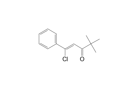 1-Penten-3-one, 1-chloro-4,4-dimethyl-1-phenyl-, (Z)-