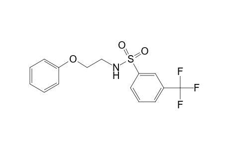 N-(2-phenoxyethyl)-3-(trifluoromethyl)benzenesulfonamide