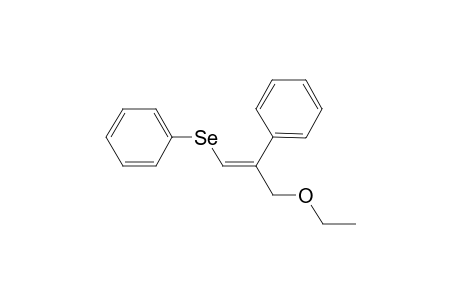 (E)-3-Ethoxy-2-phenylpropenyl phenyl selenide