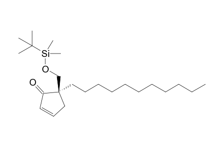 2-[(t-Butyldimethylsilyloxy)methyl]-2-undecylcyclopent-4-en-1-one