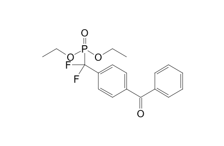 [4-[diethoxyphosphoryl(difluoro)methyl]phenyl]-phenyl-methanone