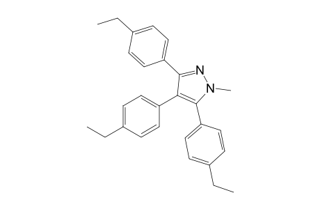 3,4,5-Tris(4-ethylphenyl)-1-methyl-1H-pyrazole