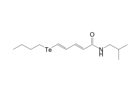 N-(Isobutyl)-5-(butyltelluro)-2,4-pentadien-1-amide