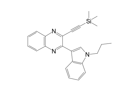 2-(1-Propyl-1H-indol-3-yl)-3-((trimethylsilyl)ethynyl)quinoxaline