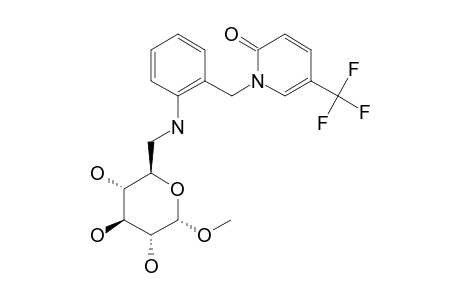METHYL-6-DEOXY-6-[2-(5-TRIFLUOROMETHYL-2(1H)-PYRIDONE-1-YL-METHYLENE)-ANILINO]-ALPHA-D-GLUCOPYRANOSIDE